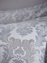 Catherine Lansfield Natural Lattice Cut Velvet Bedspread - Image 3 of 3