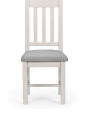 Julian Bowen Grey Richmond Dining Table And 6 Chairs Set - Image 6 of 7