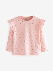 Purple Long Sleeve Frill Tops 4 Pack (3mths-7yrs) - Image 2 of 7