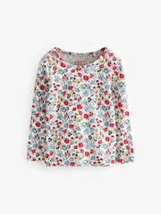 Navy Ribbed Long Sleeve Tops 5 Pack (3mths-7yrs) - Image 4 of 8