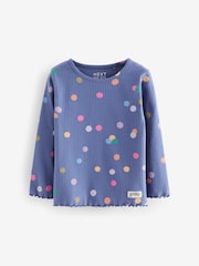 Orange Ribbed Long Sleeve Tops 5 Pack (3mths-7yrs) - Image 2 of 8