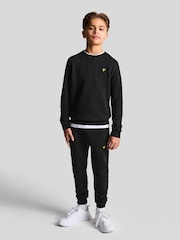 Lyle & Scott Black Boys Crew Neck Sweatshirt - Image 2 of 5