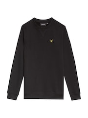 Lyle & Scott Black Boys Crew Neck Sweatshirt - Image 3 of 5