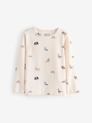 Yellow Long Sleeve Tops 3 Pack (3mths-7yrs) - Image 4 of 6