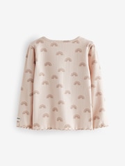 Neutral Long Sleeve Tops 3 Pack (3mths-7yrs) - Image 5 of 6