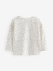 Blue 100% Cotton Long Sleeve T-Shirts 4 Pack (3mths-7yrs) - Image 6 of 7
