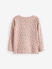 Neutral 100% Cotton Long Sleeve T-Shirts 4 Pack (3mths-7yrs) - Image 3 of 7