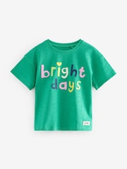 Rainbow Short Sleeve 100% Cotton T-Shirts 4 Pack (3mths-7yrs) - Image 2 of 8