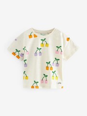 Rainbow Short Sleeve 100% Cotton T-Shirts 4 Pack (3mths-7yrs) - Image 4 of 8