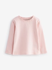 Cream 100% Cotton Long Sleeve Top 3 Pack (3mths-7yrs) - Image 2 of 6