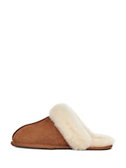 UGG Chestnut Brown Scuffette ll Slippers - Image 2 of 4