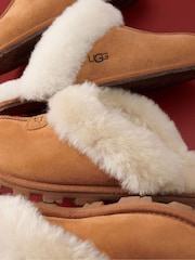 UGG Chestnut Brown Scuffette ll Slippers - Image 3 of 4