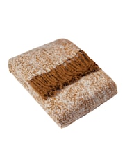 furn. Gold Weaver Throw - Image 2 of 2