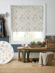 Laura Ashley Red Foscot Damask Made to Measure 100% Cotton Roman Blinds - Image 1 of 5