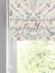 Laura Ashley Red Foscot Damask Made to Measure 100% Cotton Roman Blinds - Image 2 of 5