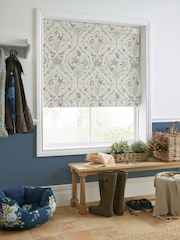 Laura Ashley Red Foscot Damask Made to Measure 100% Cotton Roman Blinds - Image 5 of 5