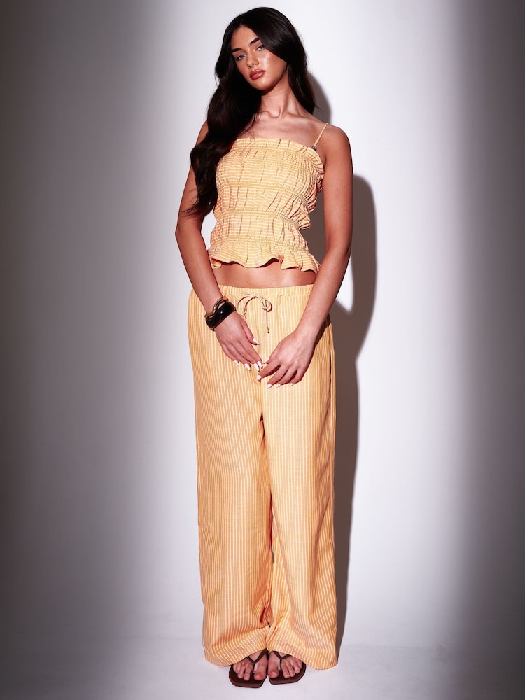 South Beach Striped Wide Leg Trousers - Bild 1 von 5