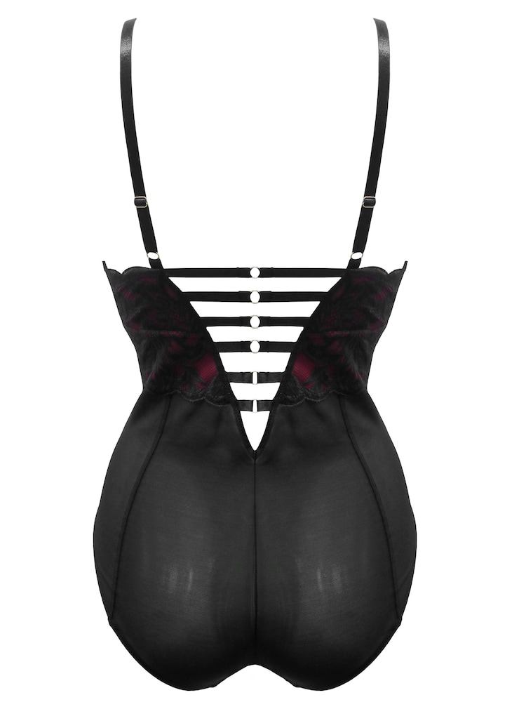 Pour Moi Black Onyx Zip Front Body - Image 4 of 4