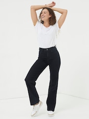 FatFace Blue Elise Wide Leg Jeans - Image 3 of 4