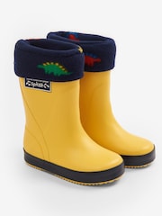 Estegosauro - Calcetines de forro polar para botas de agua de JoJo Maman Bé - Imagen 1 de 1