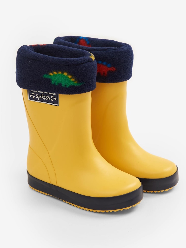 Estegosauro - Calcetines de forro polar para botas de agua de JoJo Maman Bé - Imagen 1 de 1 Estegosauro - Calcetines de forro polar para botas de agua de JoJo Maman Bé - Imagen 1 de 1