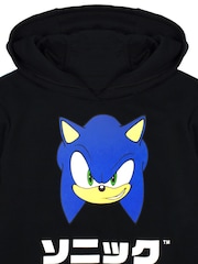 Vanilla Underground Black Boys Sonic The Hedgehog Sonic Japanese Gamer 100% Cotton Hoodie - Image 3 of 5