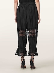 AllSaints Black Solene Trousers - Image 3 of 6