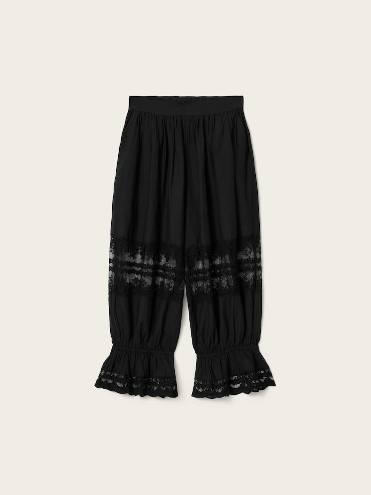 AllSaints Black Solene Trousers - Image 6 of 6