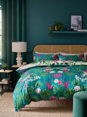 Safari 200 Thread Count 100% Cotton Sateen Duvet Cover and Pillowcase Set - Изображение 2 из 10