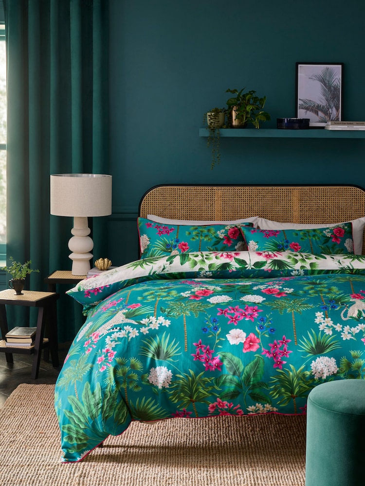 Safari 200 Thread Count 100% Cotton Sateen Duvet Cover and Pillowcase Set - Изображение 2 из 10