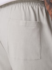 Stone/Orange 100% Cotton Lightweight Joggers Shorts 2 Pack - Image 10 of 14