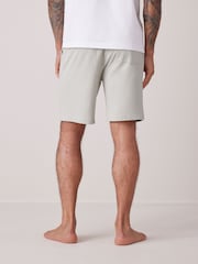 Stone/Orange 100% Cotton Lightweight Joggers Shorts 2 Pack - Image 7 of 14