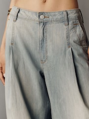 Anthropologie Blue Pilcro Isabela High-Rise Balloon Jeans - Image 4 of 4