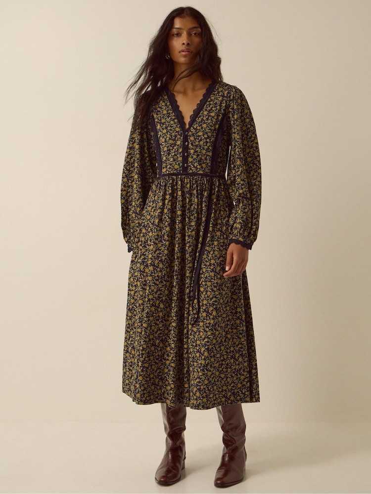 floral print jersey dress Buy Monsoon Blue Sophie Midi from Next USA exclusives