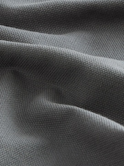 Charcoal Grey Twin Pocket Textured Western Long Sleeve 100% Cotton Shirt - Image 8 of 8