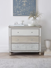 Mirror Fleur 3 Drawer Chest of Drawers - Image 1 of 8