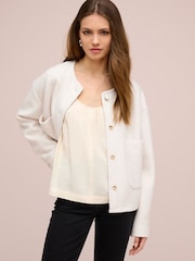 Ecru Cream Sleeveless Scoop Cami Top - Image 2 of 7