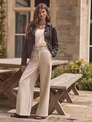 Ecru Cream Sleeveless Scoop Cami Top - Image 3 of 7