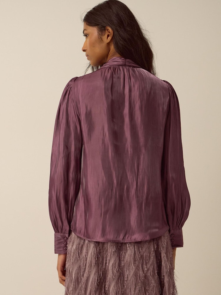 Monsoon Pink Pussybow Blouse - Image 4 of 4 Monsoon Pink Pussybow Blouse - Image 4 of 4