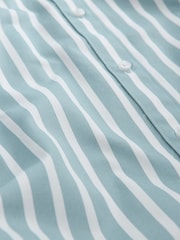 Light Blue/White Stripe Oversized Shirt - Image 6 of 6
