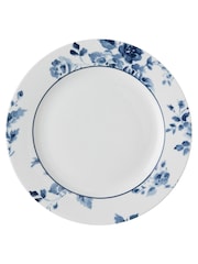 Laura Ashley Blue Blueprint Collectables China Rose Plate - Image 1 of 2
