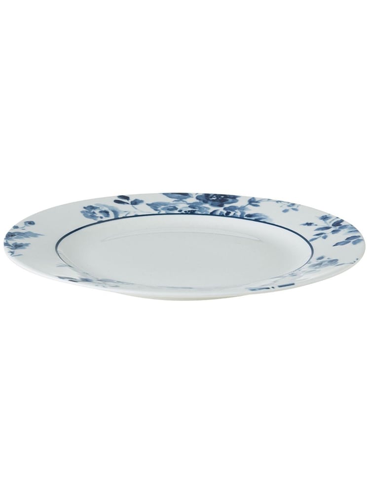 Laura Ashley Blue Blueprint Collectables China Rose Plate - Image 2 of 2