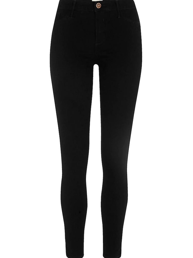 River Island Black Molly Mid Rise Skinny Jean - Image 5 of 5