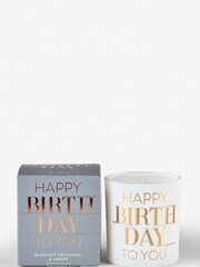 White/Gold Happy Birthday Balloon Scented Candle - Image 2 of 2