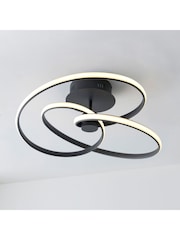 Gallery Home Black Delta Ceiling Flush Fitting Light - Image 2 of 7