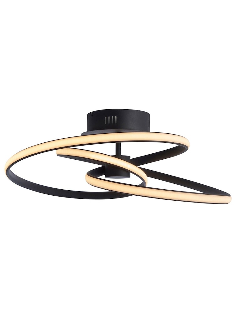 Gallery Home Black Delta Ceiling Flush Fitting Light - Image 7 of 7