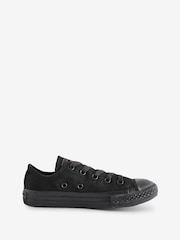 Converse Black Chuck Taylor All Star Ox Junior Trainers - Image 1 of 9