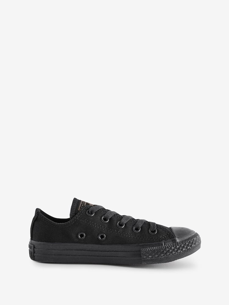 Converse Black Chuck Taylor All Star Ox Junior Trainers - Image 1 of 9