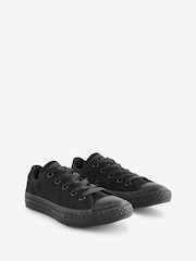 Converse Black Chuck Taylor All Star Ox Junior Trainers - Image 3 of 9