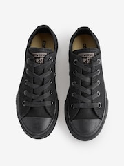Converse Black Chuck Taylor All Star Ox Junior Trainers - Image 5 of 9